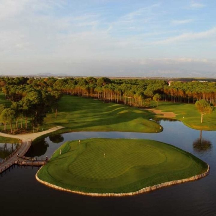 Golfbana vid Sueno i Belek