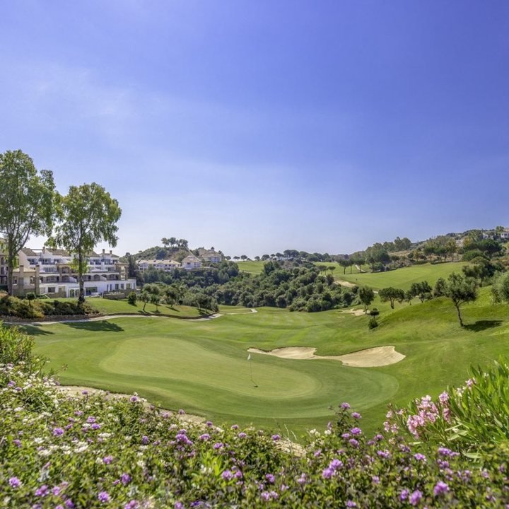 Golfbana vid Marbella